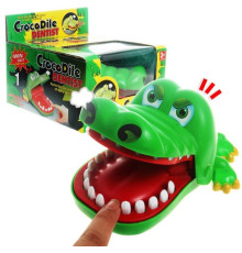 Игра «Кусающийся Веселый крокодил», игрушка-рулетка Крокодил-Дантист