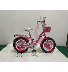 Детский велосипед Bibibike 20', для девочек, корзина, звонок, зеркало, багажник D20 - 1M