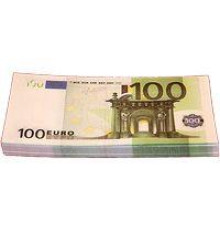 Пачка денег - 100 Евро сувенирная, набор 3 пачки (30 000 Евро)