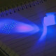Ручка шпион невидимка с невидимыми чернилами и ультрафиолетовым фонариком.