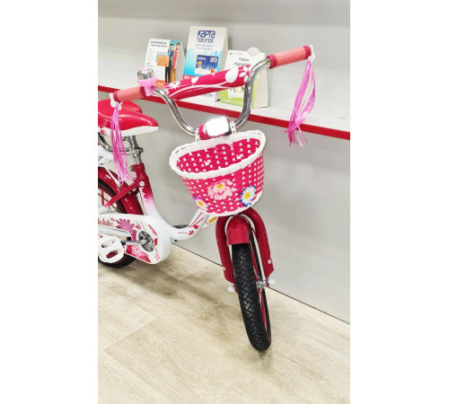 Детский велосипед для девочки 14" колесо, арт. D14-2P
