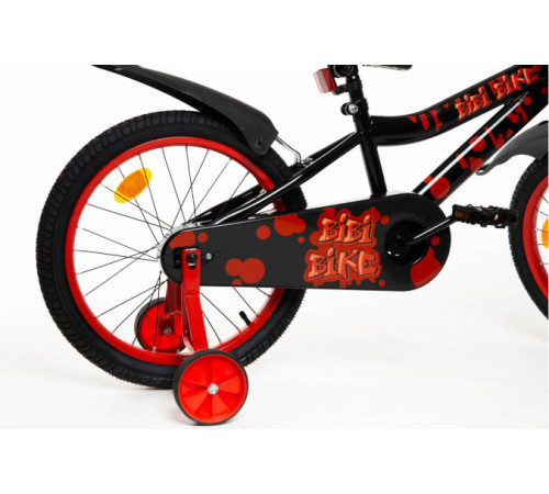 Детский велосипед Bibibike 18" для мальчика, корзина, звонок, ручной тормоз, M18-1R