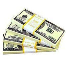 Пачка денег - 100 долларов сувенирная, набор 3 пачки (30 000 $)